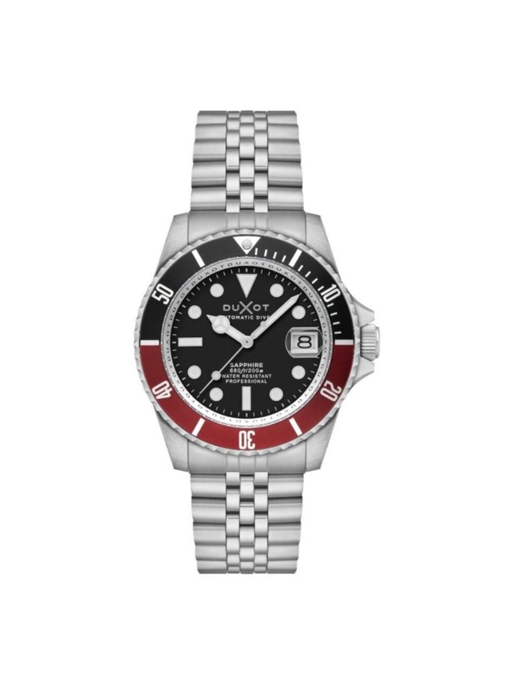 NWT Duxot Atlantica Diver Black Dial Men's Watch